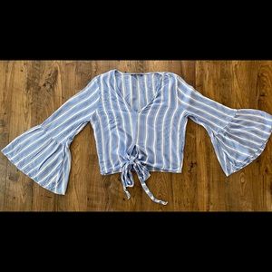 Bell sleeve blouse
